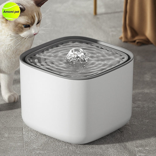 3L Cat Water Fountain Filter Large Capacity USB Cats Water Fountain Pump Electric Mute Water Drinking Dispenser for Cats