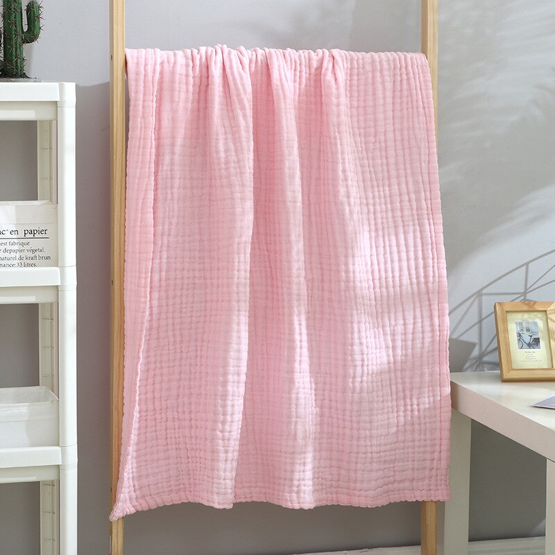 2PCS Baby Bath Towel Newborn Bathrobe Cotton Gauze 6 Layers Washcloth Blankets Child Robe Kids Facecloth Muslin bathroom towels