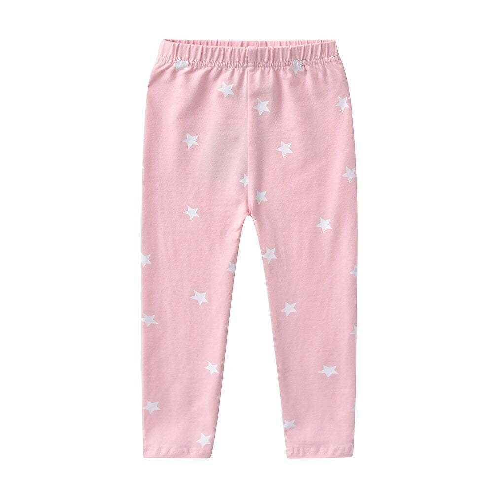 Girls Leggings Cotton Toddlers Trousers Fille Kids Pants Girls Skinny Pants Cartoon Pattern Print Children Leggings Trousers