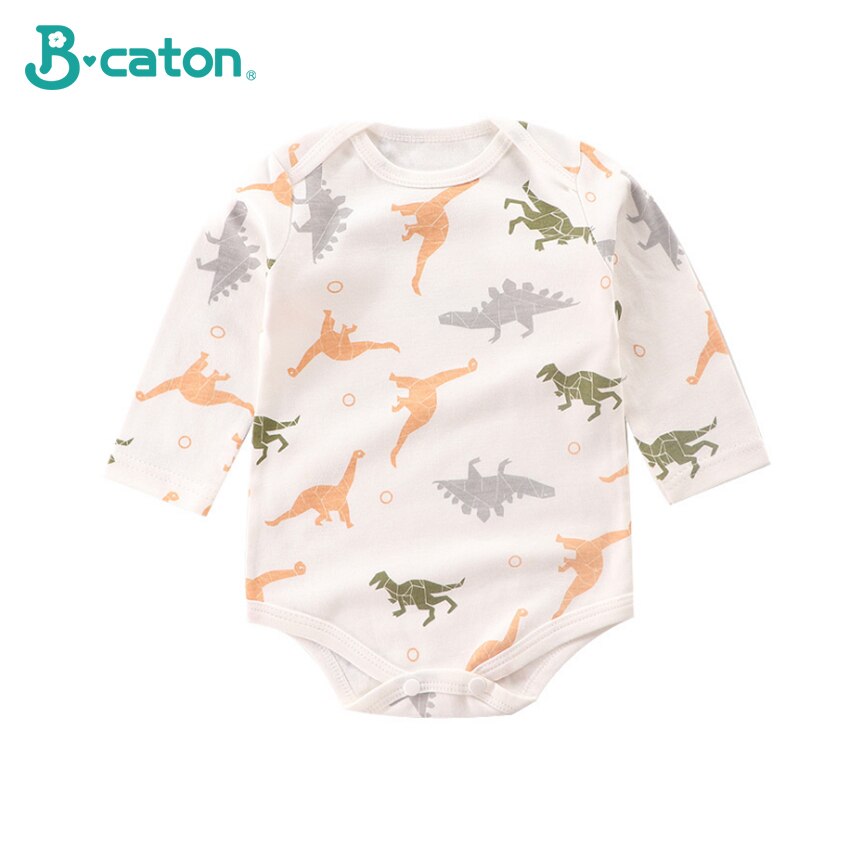 Newborn Baby Romper 100% Cotton Girls Boys Cute Cartoon Animal Stripe Cloth for Kids Long Sleeve Autumn Rompers Jumpsuit Outfits