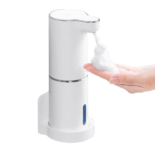 2023 New Automatic Foam Soap Dispensers Bathroom Smart Washing Hand Machine With USB Charging White High Quality ABS Material