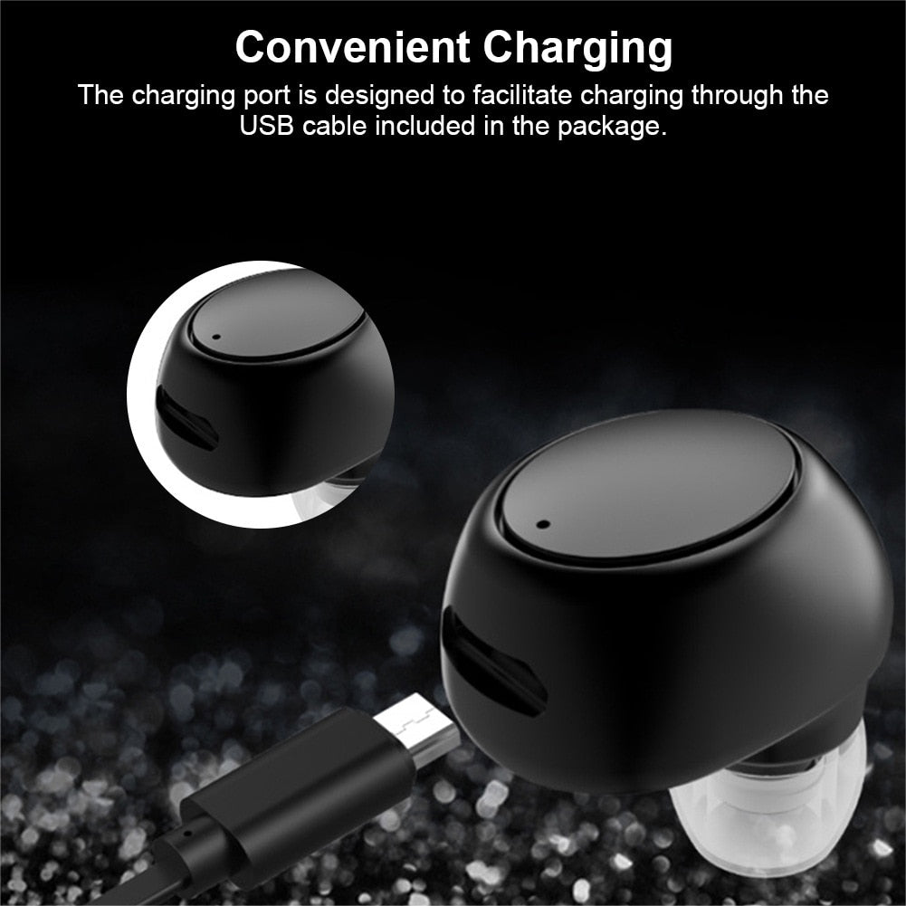 X6 Single-Side Headset Mini Bluetooth Sports Invisible Headset Car Single-Ear in-Ear 5.0 Small Headset