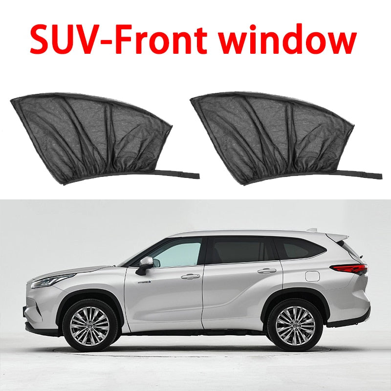 Universal 2PCS Car Styling car accessory Sun Side Window Shade Curtain Rear window Cover UV Protection Sunshade Visor Shield New