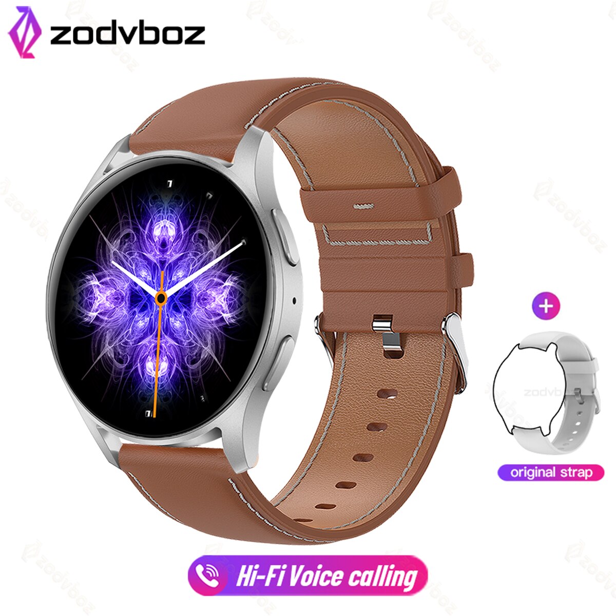 2023 latest men women smart watch Hi-Fi Voice Calling blood pressure heart rate monitoring sports fitness waterproof smartwatch