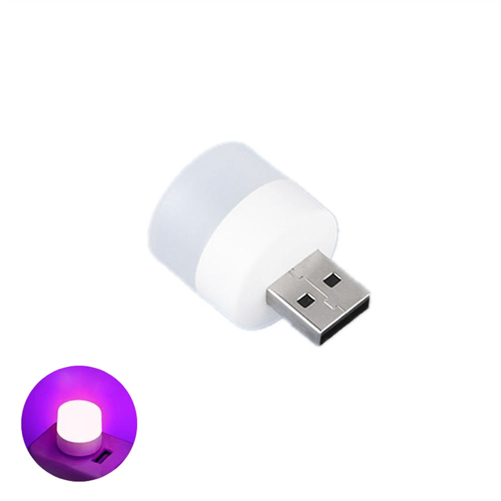 USB Plug Lamp Mini Night Light Computer Mobile Power Charging Small Book Lamps LED Eye Protection Reading Light Desk Lighting