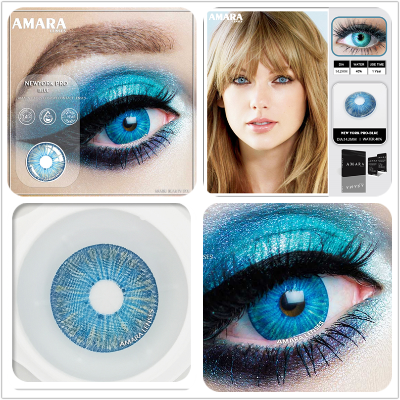 AMARA 2pcsCosplay Anime Eyes Lenses for Eyes AYY Series Makeup Sharingan Beauty Contact Lenses Eye Cosmetic Color Lens Eyes