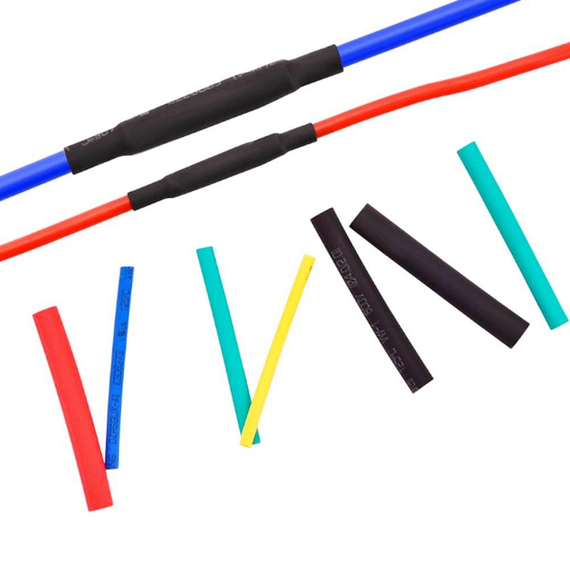 530/625 PCS,Polyolefin Shrinking Assorted Heat Shrink Tube Wire Cable Insulated Sleeving Tubing Set 2:1 Waterproof Pipe Sleeve