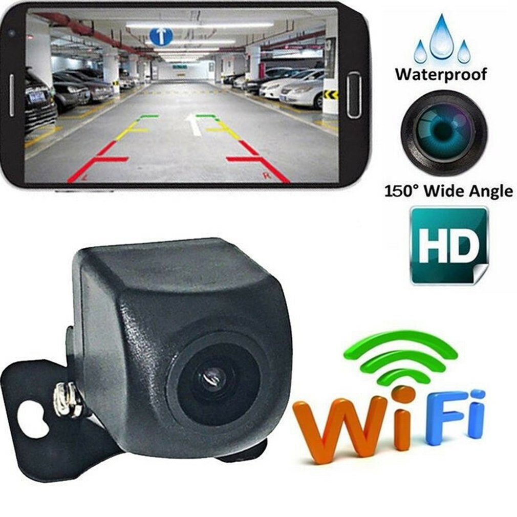 Car Rear View Camera Wifi HD Night Vision Rear View Camera Wireless With Monitor Waterproof Wifi BackUp Camera