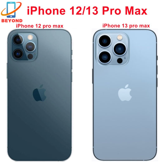 95% New Original  Apple iPhone 12 13 Pro Max 128GB 256GB 512GB ROM 6.7" Retina XDR OLED RAM 6GB Face ID NFC Unlocked 5G Phones