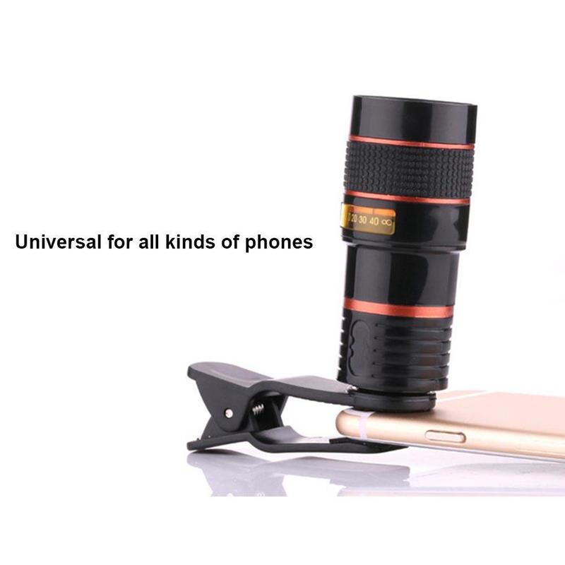 8x Long Focus Mobile Phone Lens 8x Mobile Phone Telescope Hd Camera Lens External Zoom Special Effect Lens