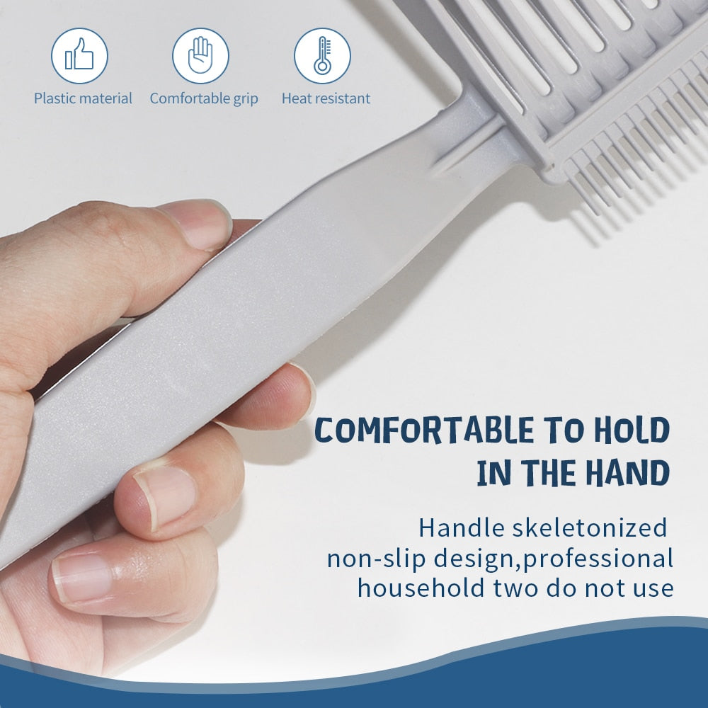 New Style Hair Cutting Positioning Comb Professional Barber Clipper Blending Flat Top Combs For Salon Hairdressing Styling Tools
