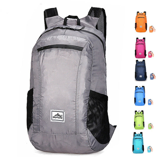 20L Lightweight Portable Foldable Backpack Waterproof Backpack Folding Bag Ultralight Outdoor Pack for Women Men Travel Hiking