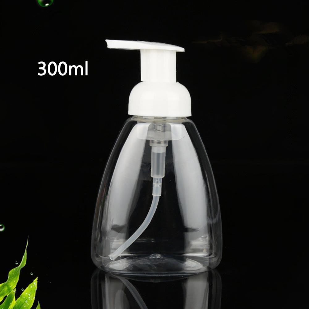 1 PC Clear Foaming Bottle Foaming Soap Dispenser Pump Soap Mousses Liquid Dispenser Shampoo Lotion Shower Gel Foam Bottles 250ml