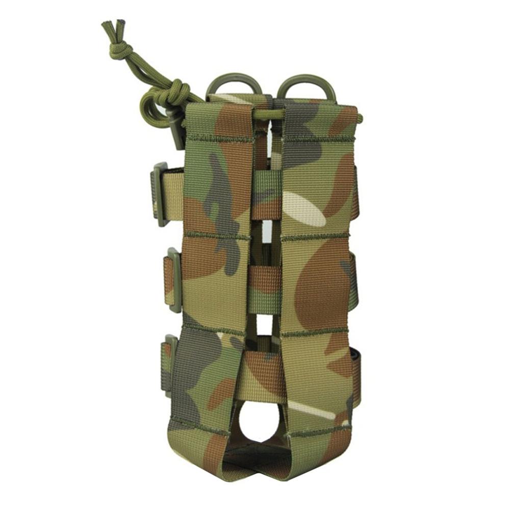 Water Bottle Bag Upgraded Tactical Pouch Waters Holder Drawstring Kettle Carrier Travel Tool Molle Military Outdoor Hiking