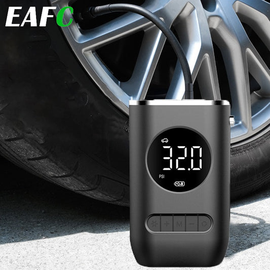 Car Electrical Air Pump Mini Portable Wireless Tire Inflatable Pump Inflator Air Compressor Pump for Car Motorcycle Bicycle Ball