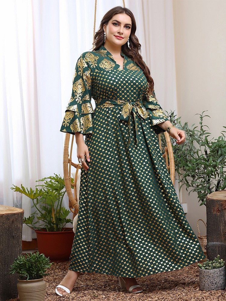 TOLEEN Women Plus Size Large Maxi Dress 2022 Summer Luxury Chic Elegant Long Muslim Turkish Party Evening Festival Robe Clothing