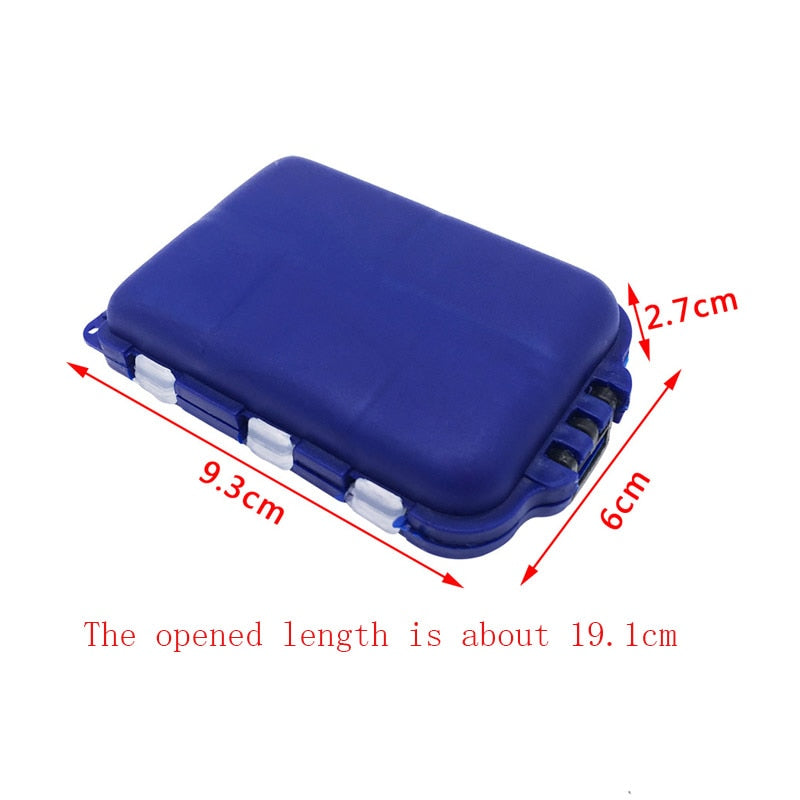 Large Capacity Portable Double-sided Storage Fishing Tool Box Tackle Boxes Plastic Bait Accessories for Wobblers Summer Tools