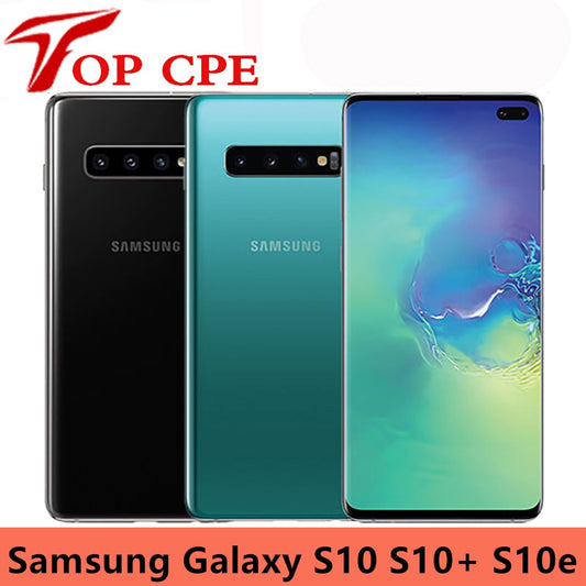 Unlock Samsung Galaxy S10 S10+ s10e G970U G973U G973F G975U G975F Snapdragon 8GB RAM 128GB ROM Octa Core LTE Original Cell Phone