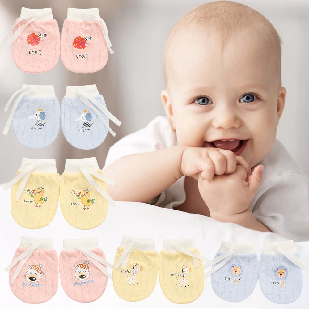 Breathable Infant Accessories Summer Newborn Mittens Full Glove Protection Face Scratch Baby Anti Scratching Gloves