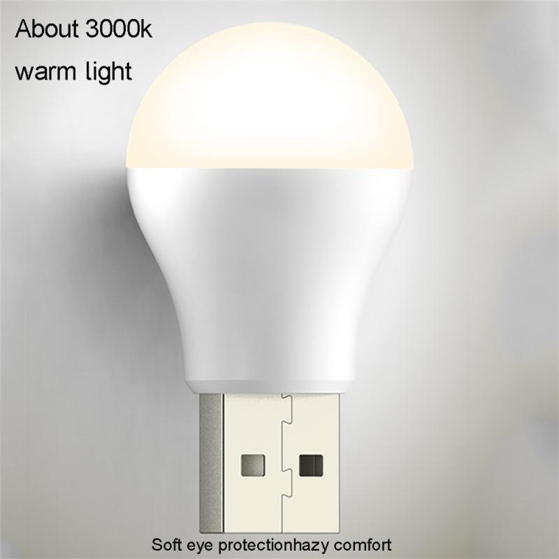 USB Plug Lamp Mini Night Light Computer Mobile Power Charging Small Book Lamps LED Eye Protection Reading Light Desk Lighting