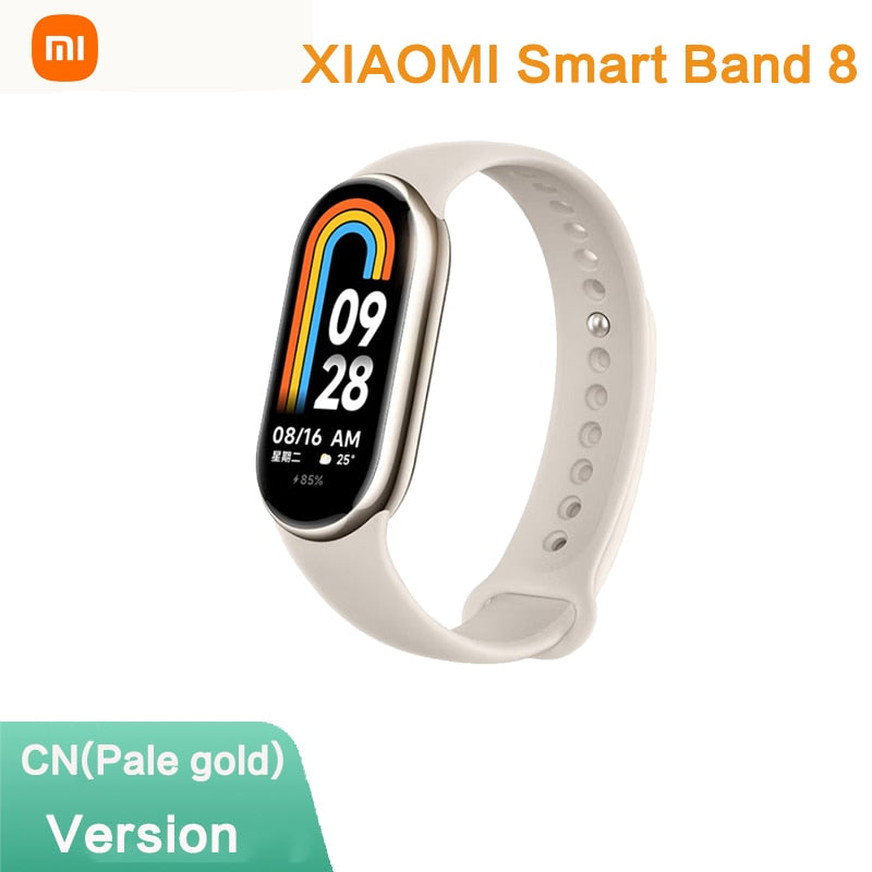 Xiaomi Mi Band 8 Smart Bracelet AMOLED Screen Heart Rate Blood Oxygen Bluetooth Sport Watch Waterproof Xiaomi NFC Smart Band 8