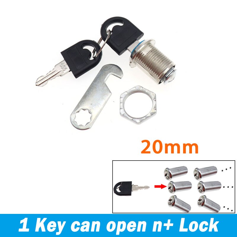 10/16/20/25/30/35/40mm Security Lock Filing Cabinet Post Mailbox Drawer Cupboard Locker Furniture Locks Drawer DIY Cabinet Tools