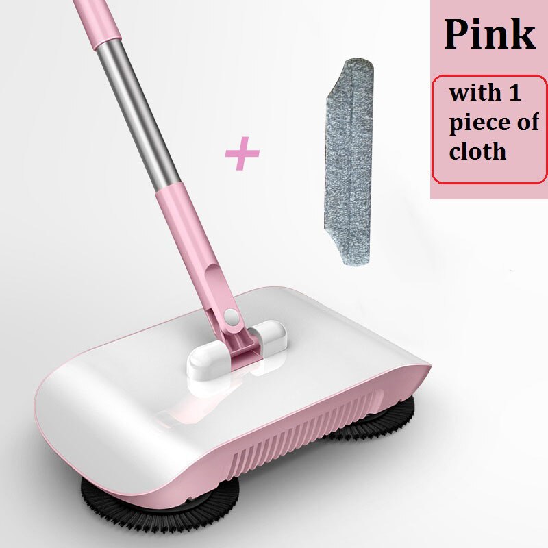 Cleaning and Mopping One-piece Mop Wet and Dry Dual-use Lazy Cleaning Tool Hand-push Sweeping Broom Dustpan Set Cleaning Tools
