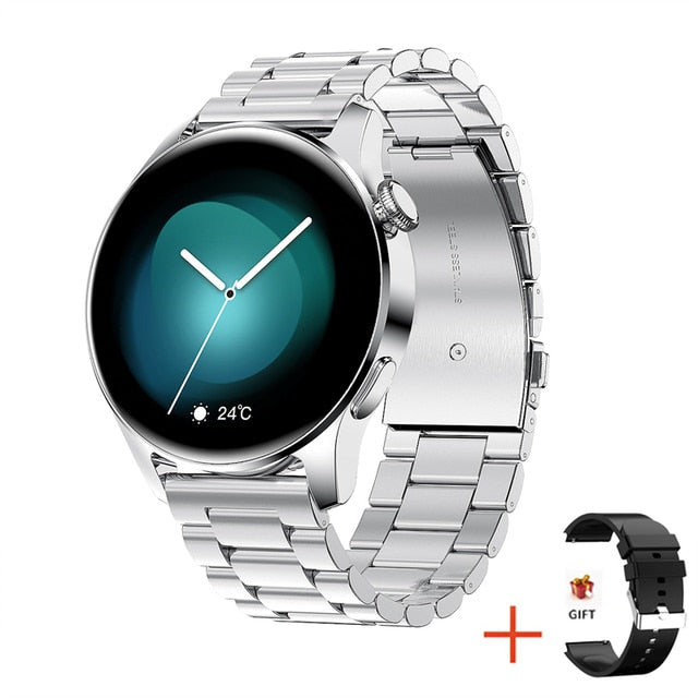 2022 New For HUAWEI Smart Watch Men Waterproof Sport Fitness Tracker Weather Display Bluetooth Call Smartwatch For Android IOS