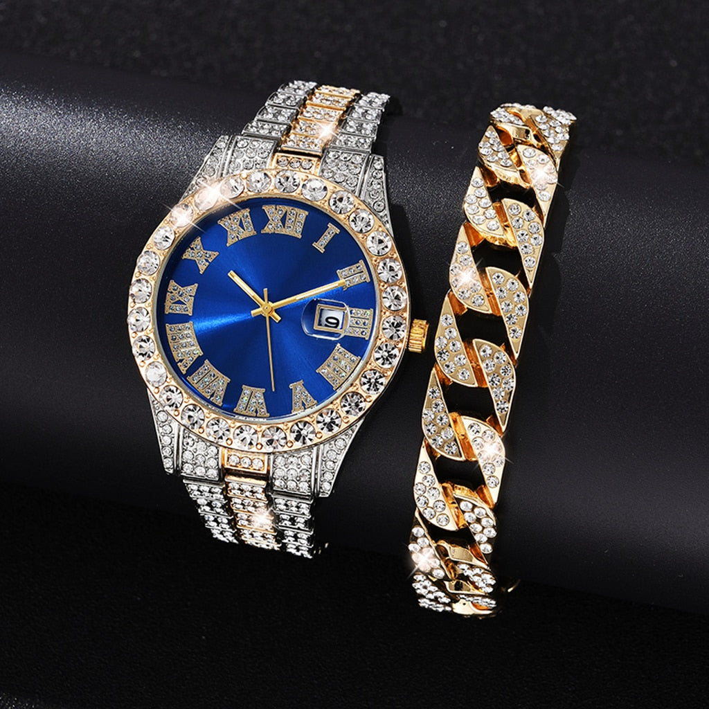 Diamond Women Watches Gold Watch Ladies Wrist Watches Luxury Brand Rhinestone Women's Bracelet Watches Female Relogio Feminino