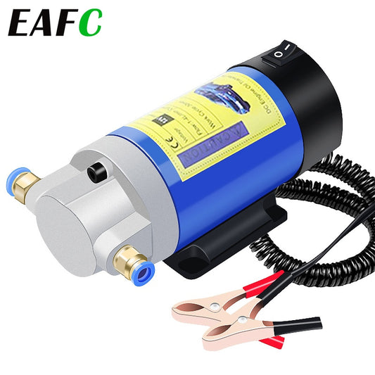 100W Electric Oil Transfer Pump 4L/min Portable Car 12V Extractor Fluid Suction Electric Change Fuel Pump Siphon Tool