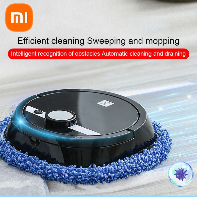 Xiaomi Smart Sweeping and Mop Robot Vacuum Cleaner Dry and Wet Mopping Rechargeable Robot Home Appliance with Humidifying Spray