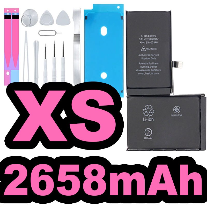 XDOU Battery For iPhone Apple 5S SE 2 6 6S 7 8 Plus X XR XS 11 12 13 Pro Max Replacement Bateria IP6S 6G 7G 7Plus 8Plus  4 5 4S