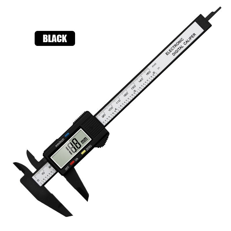 150mm Electronic Digital Caliper Carbon Fiber Dial Vernier Caliper Gauge Pachometer Digital Micrometer Measuring Tools