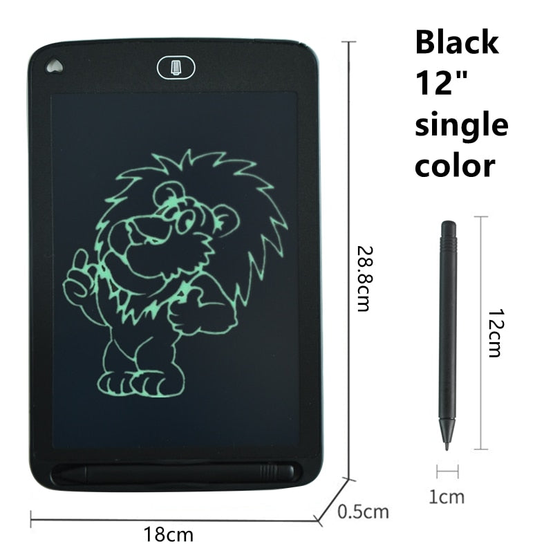 12Inch LCD Writing Tablet Digit Magic Blackboard Electron Drawing Board Art Painting Tool Kids Toys Brain Game Child Best Gift