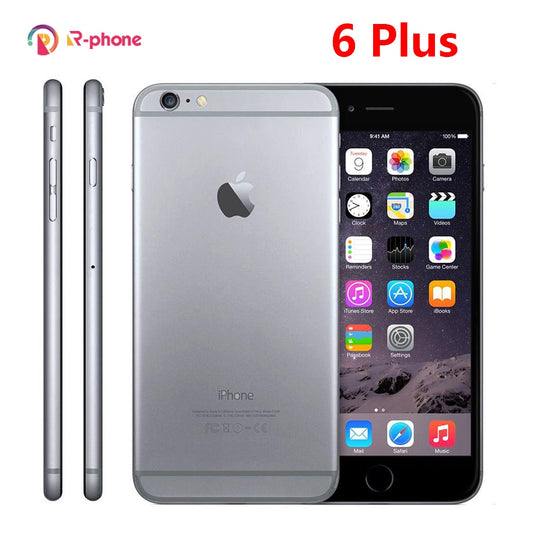 Unlocked Original Apple iPhone 6 Plus 6P 5.5" IPS 16/64/128GB ROM 8MP Camera 3G 4G LTE Used Mobile Cell Phone IOS 12 Smartphone