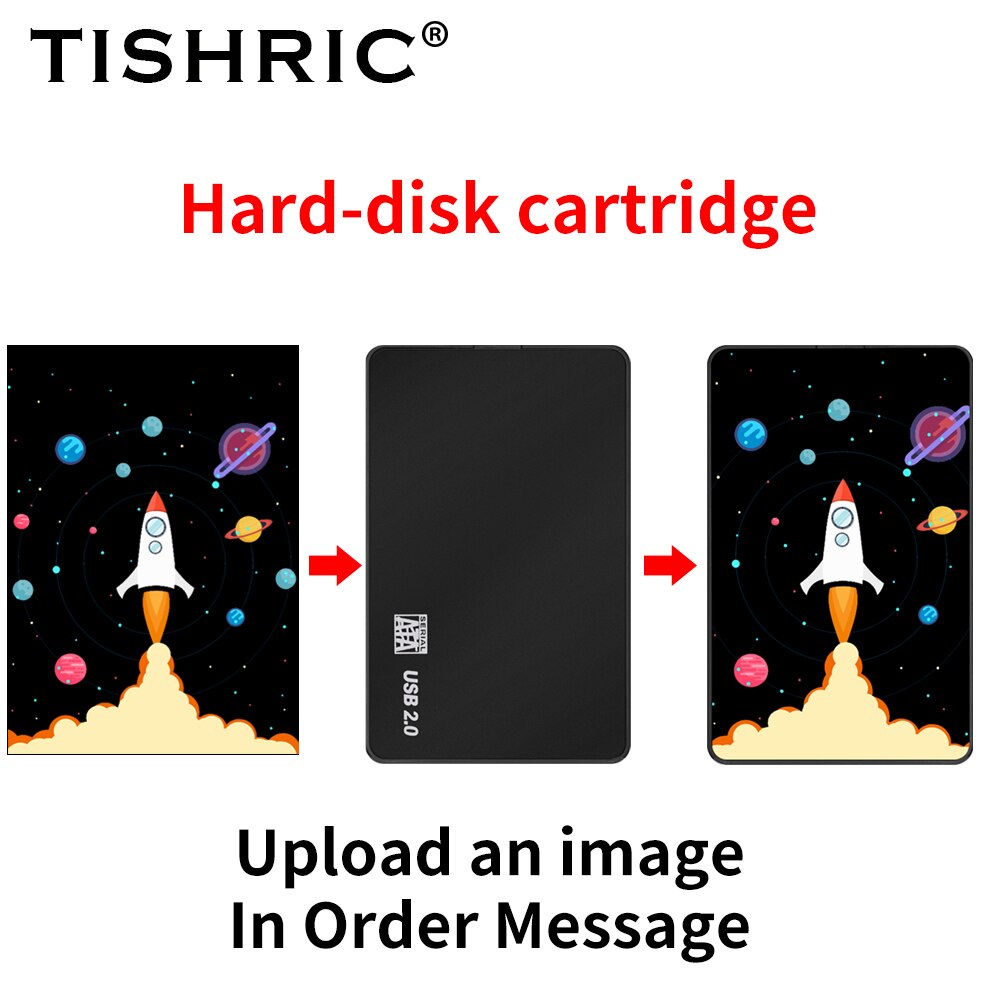 TISHRIC External HD Case 2.5 HDD Case SSD External Hard Drive Box Enclosure 6Gbps 10TB SATA to USB 3.0 Hard Disk Case Adapter