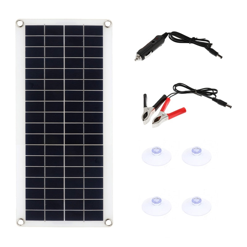 1000W Solar Panel 12V Solar Cell 10A-60A Controller Solar Panel for Phone RV Car MP3 PAD Charger Outdoor Battery Supply