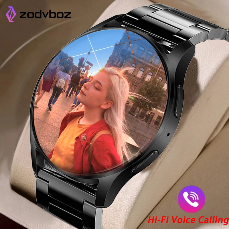 2023 latest men women smart watch Hi-Fi Voice Calling blood pressure heart rate monitoring sports fitness waterproof smartwatch