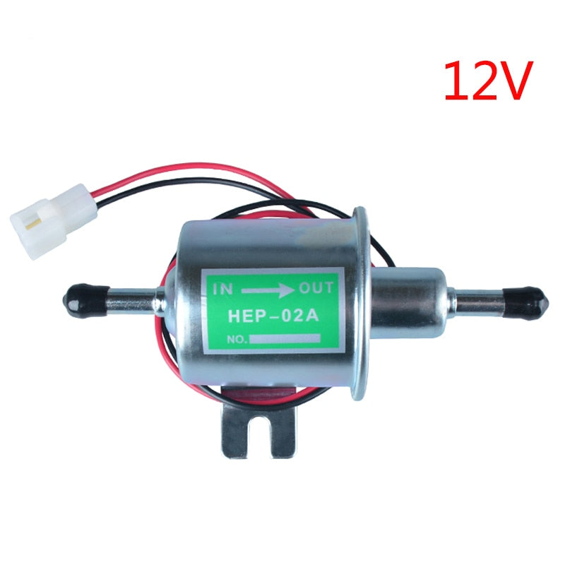 Electric Fuel Pump 12V HEP-02A Low Pressure Bolt Fixing Wire Universal Diesel Petrol Gasoline For Car  Motorcycle ATV Fuel Pump