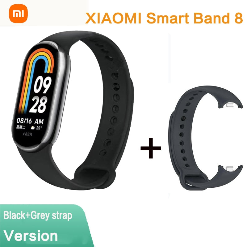 Xiaomi Mi Band 8 Smart Bracelet AMOLED Screen Heart Rate Blood Oxygen Bluetooth Sport Watch Waterproof Xiaomi NFC Smart Band 8