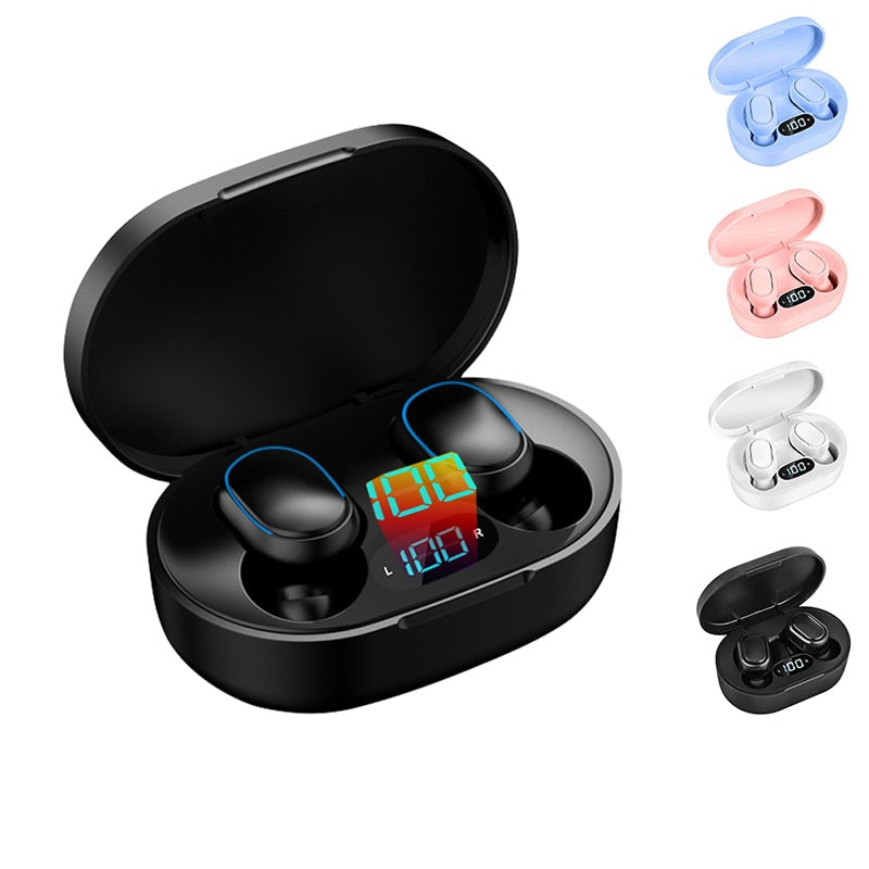 Pro6 TWS E7S Wireless Headphones Bluetooth Earphones PRO4 Headsets with Mic Sport Noise Cancelling Mini Earbuds For Xiaomi Redmi