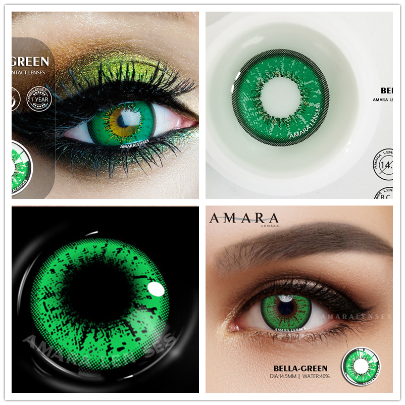 AMARA 2pcsCosplay Anime Eyes Lenses for Eyes AYY Series Makeup Sharingan Beauty Contact Lenses Eye Cosmetic Color Lens Eyes