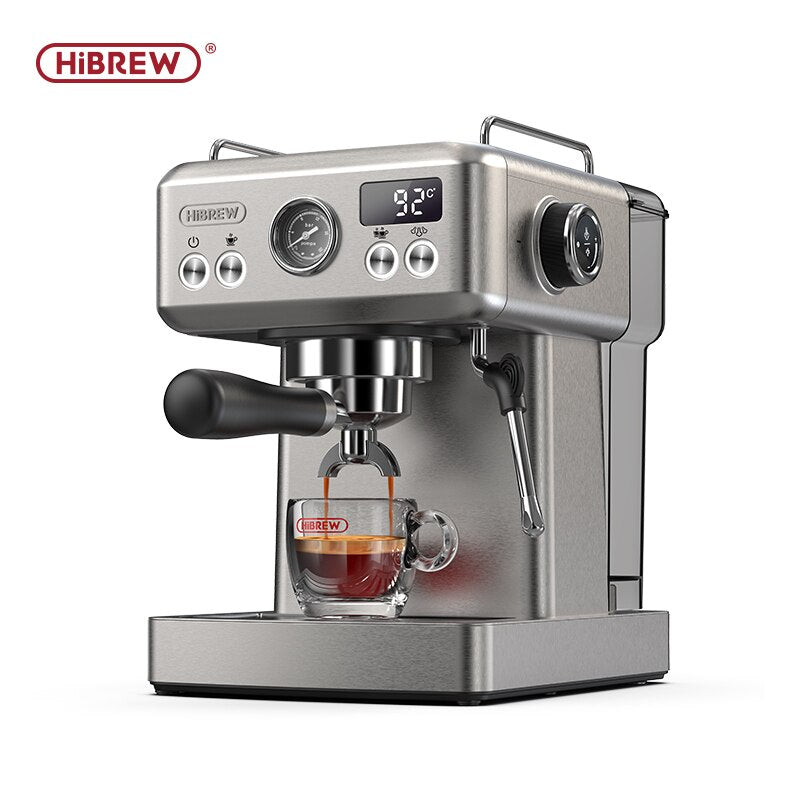 Preorder HiBREW 20Bar semi automatic espresso coffee machine temperature adjustable 58mm portafilter Coffee maker Inox case H10A