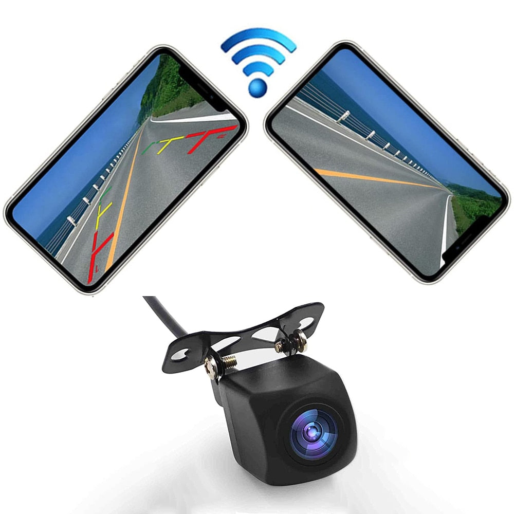 Car Rear View Camera Wifi HD Night Vision Rear View Camera Wireless With Monitor Waterproof Wifi BackUp Camera