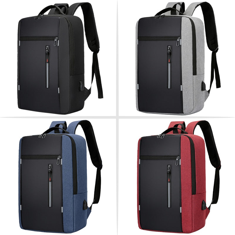 Waterproof Business Backpack Men USB School Backpacks 15.6 Inch Laptop Backpack Large Capacity Bagpacks for Men Back Pack Bags