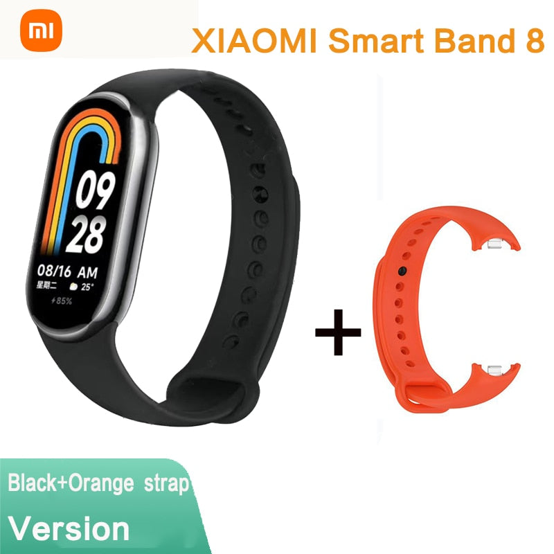 Xiaomi Mi Band 8 Smart Bracelet AMOLED Screen Heart Rate Blood Oxygen Bluetooth Sport Watch Waterproof Xiaomi NFC Smart Band 8