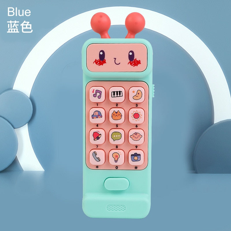 Electronic Toy Phone Musical Mini Cute Children Phone Early Education Cartoon Mobile Phone Telephone Cellphone Baby Toys