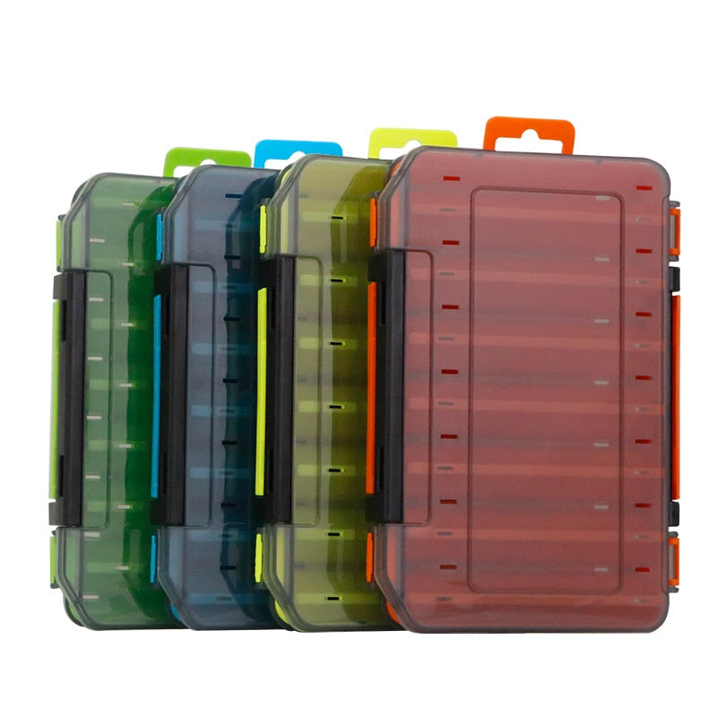 Large Capacity Portable Double-sided Storage Fishing Tool Box Tackle Boxes Plastic Bait Accessories for Wobblers Summer Tools