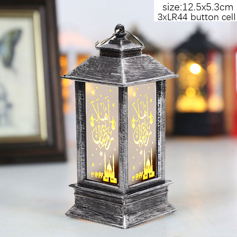 2023 Muslim Ramadan Decor Ornament EID Mubarak LED Festival Night Light Eid Al Adha Gift Gurbang Ramadan Decoration for Home