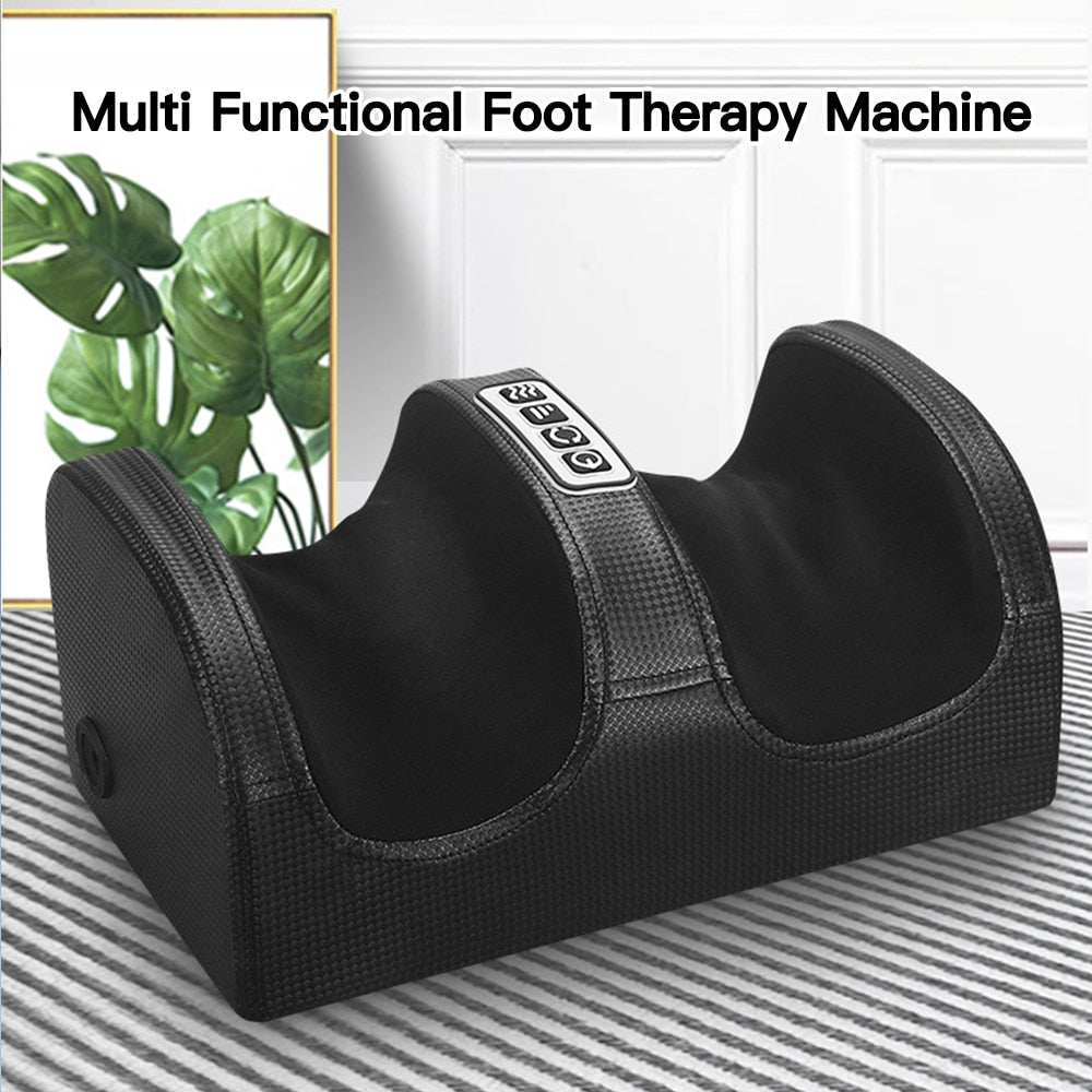 Electric Foot Massage Leg Massager Shiatsu Therapy Relax Health Care Infrared Heating Heat Deep Muscles Kneading Roller